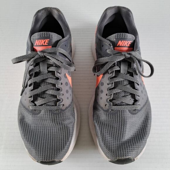 NIKE Downshifter 7 Running Shoes Womens 8 Gray Lava Glow Sneakers 852466-001 - Picture 3 of 14
